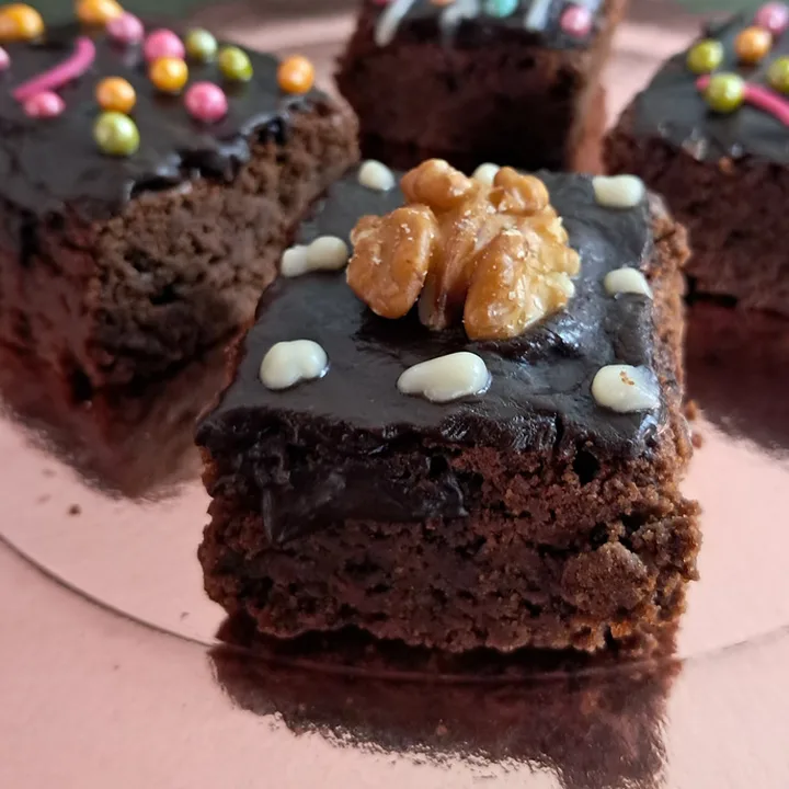 Brownie de chocolate casero de Delimón